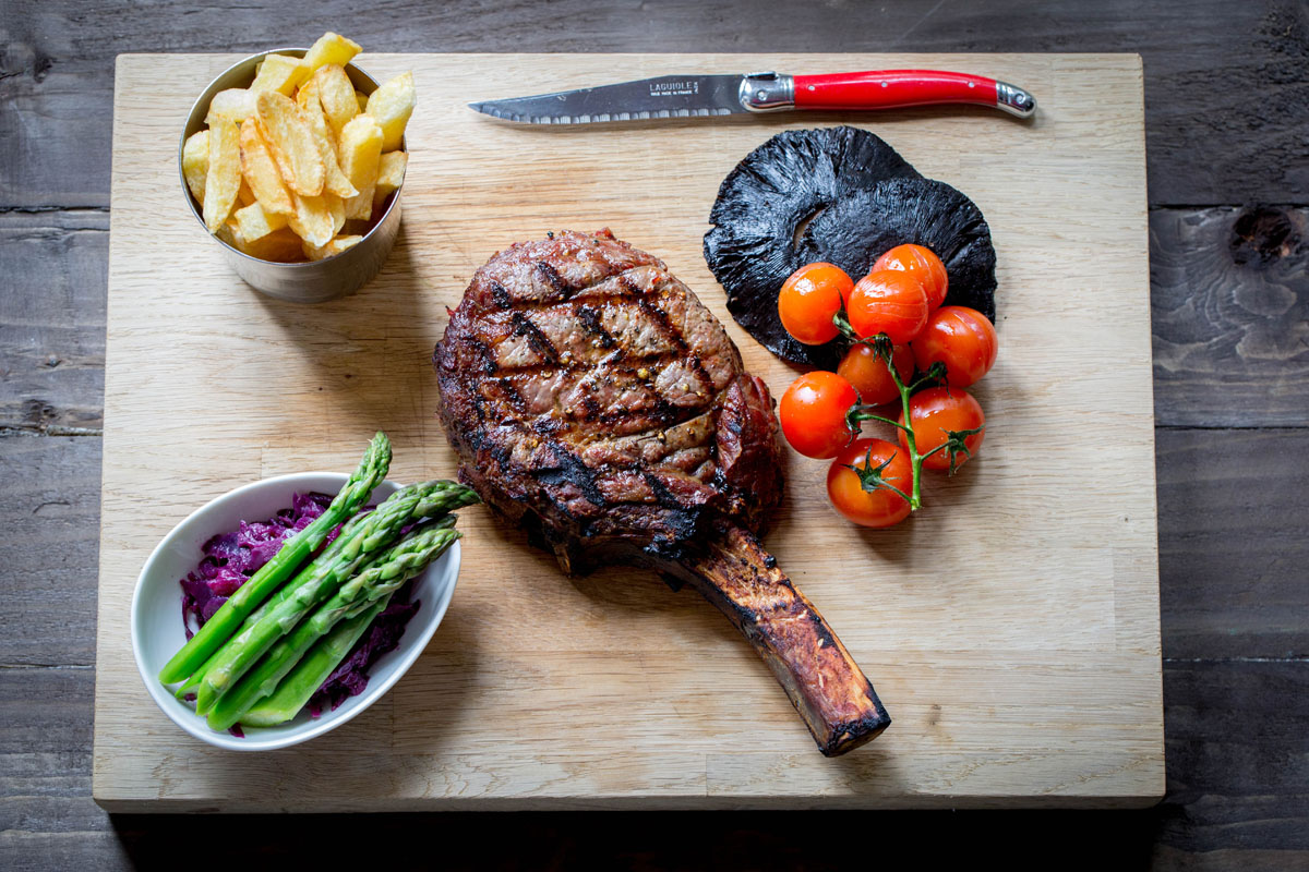 Tomahawk Steak Feast Recipe - The Hollies Farm Shop