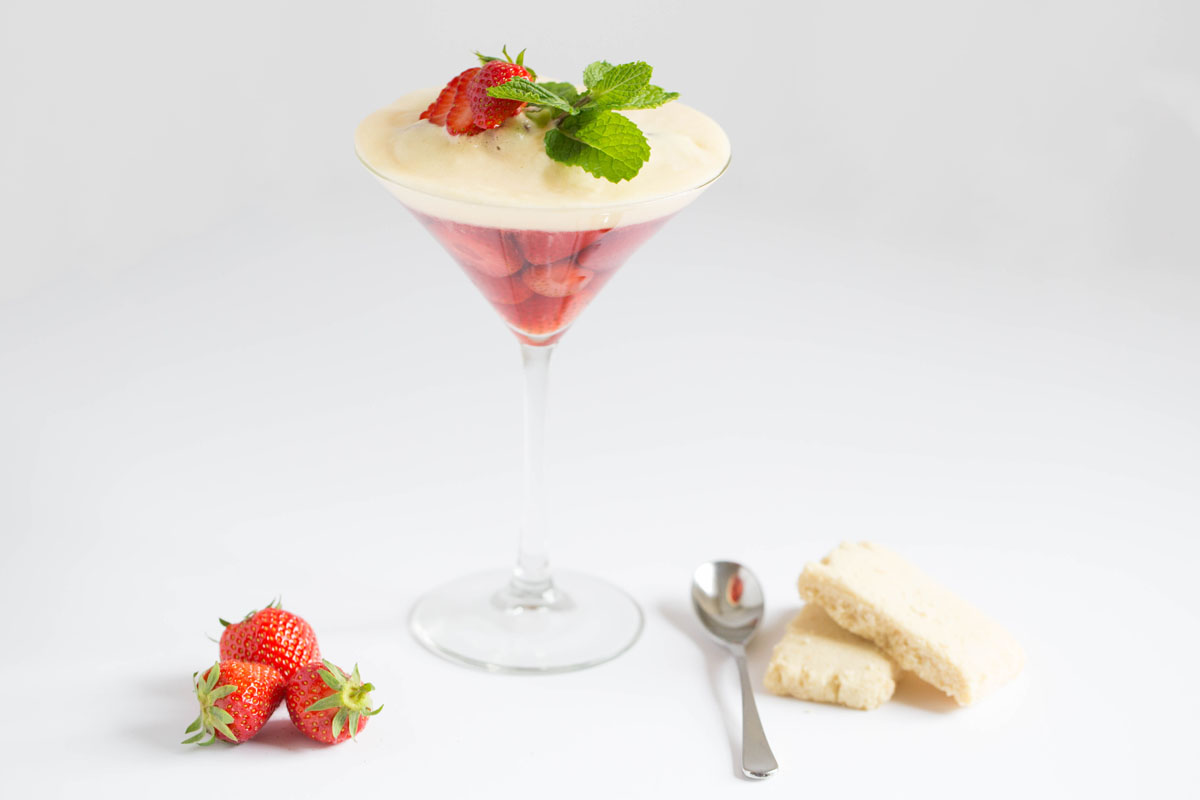 Strawberry Sabayon Recipe - The Hollies Farm Shop