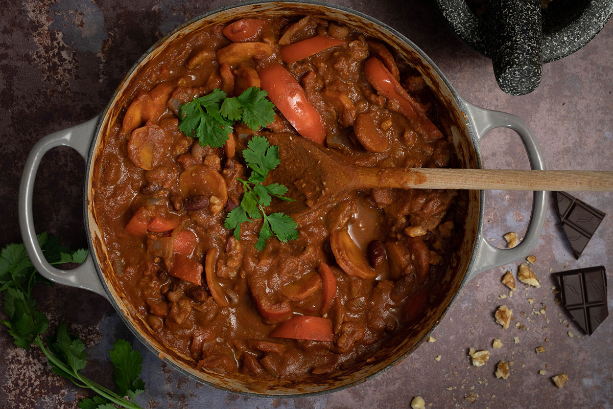 Vegan walnut chilli - The Hollies Farm Shop