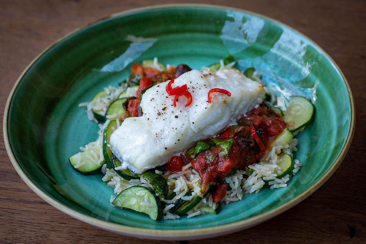 Cod Arrabiata - The Hollies Farm Shop